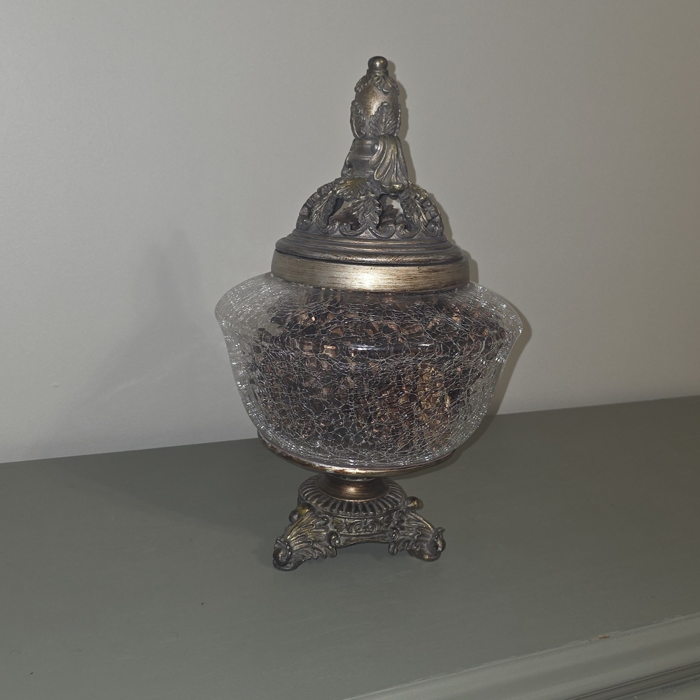 Elegant Bronze Decorative Jar
